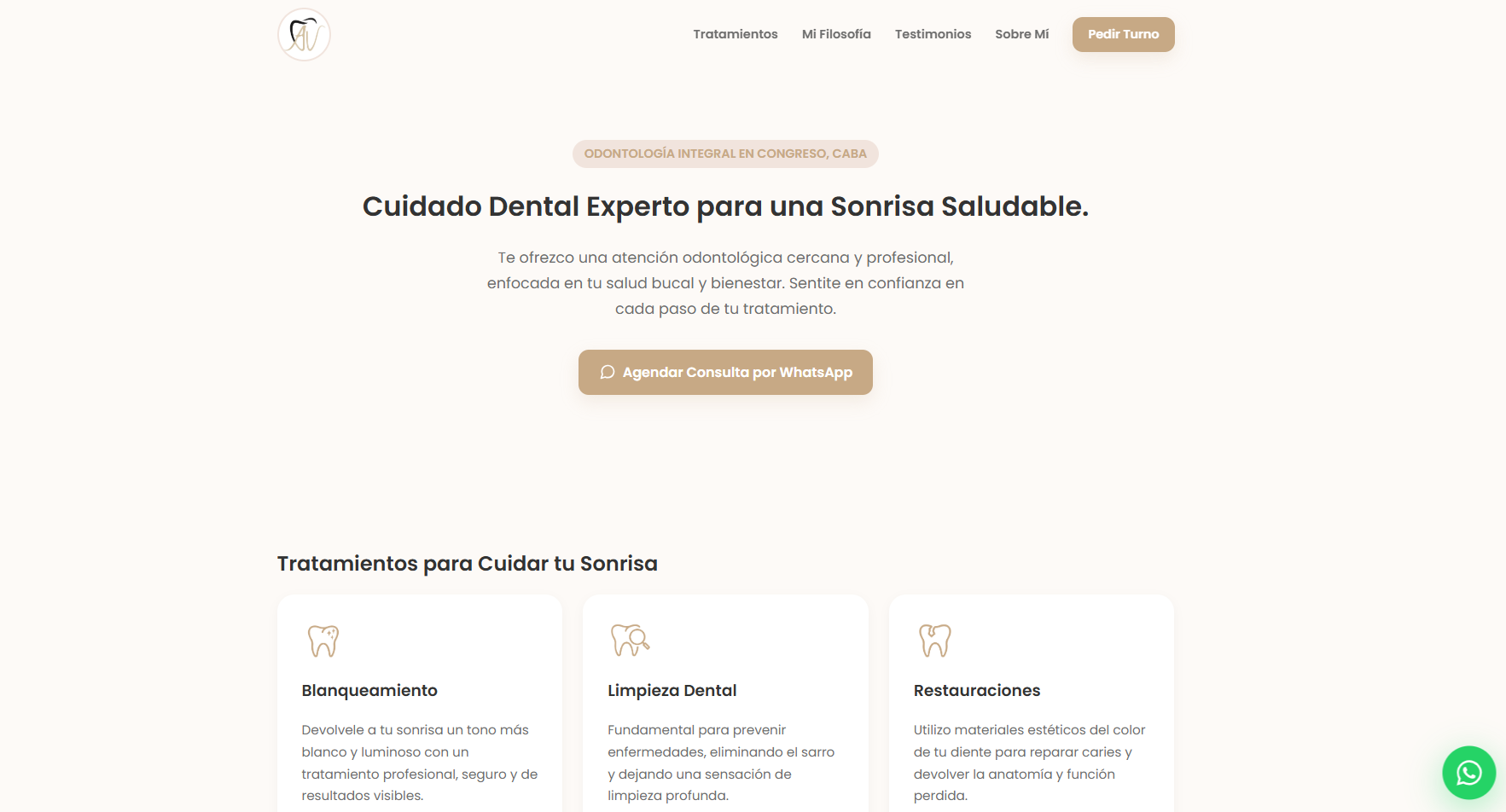 Sitio web institucional de ODAV